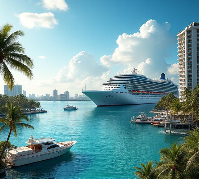 Miami Beach hospitality and tourism logistics for cruise lines and hotels